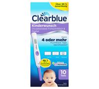 1x Prueba de ovulación Clearblue avanzada y digital juego de 10 varillas de p...