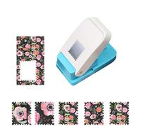 1x0.8 Inch Rectangular Postage Stamp Punch, Paper Punches for Crafting, Scrapbooking, Diy Card Making, Arts Crafts Supplies