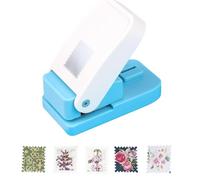 1X0.8inch Rectangular Postage Stamp Puncher, Lever-Action Craft Stamp Hole Puncher, Scrapbooking & DIY Cards | Create Perfect Vintage Edges in One Press! Add Classic Charm to Your Projects