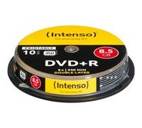 Pack 10x DVD+R Doble Capa Imprimible 8.5GB - INTENSO