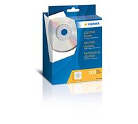 1x100 Herma CD-fundas de papel blanco 124x124 mm con superficie para pegar 1140