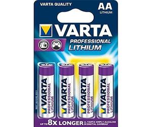 1x4 Varta Professional Lithium Mignon AA