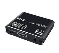 1x8 4K UHD HDMI Splitter 2.0 1x2 HDMI 2.0 Splitter HDCP 2.2 HDR Splitter HDMI 2.0 4K 1x4 HDMI2.0 Splitter (Color : Como se muestra, tamaño: talla única)