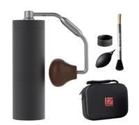 1Zpresso X-Ultra - Molinillo de café manual, color negro medianoche, cuerpo de metal resistente bien construido, rebaba de acero inoxidable de montaje, ajuste externo numérico, taza de captura