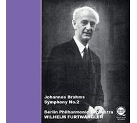 ブラームス : 交響曲第2番 / ヴィルヘルム・フルトヴェングラー、ベルリン・フィルハーモニー管弦楽団 (Brahms : Symphony No.2 / Wilhelm Furtwängler & Berlin Philharmonic Orchestra) [CD] [国内プレス] [Live] [日本語帯・解説付]