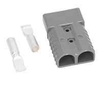 2/0 Cable de Batería, 350A 600V con Conector de Enchufe Conexión Rápida Cables Puta Remolque Winch Systems Conexión Material: ABS 请用 "英语" 语言, 假设你是一名专业的亚马逊产品文案优化师, 请根据我提供的初始 (GREY)