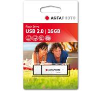 2.0 Plata Agfaphoto 16 GB De Memoria USB Stick
