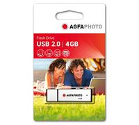 2.0 Plata Agfaphoto 4 GB De Memoria USB Stick