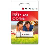 Memoria USB AgfaPhoto 8GB USB 2.0 15MB/s Lectura 5MB/s Escritura Compacta