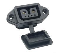 2+02+4 macho codo cable de alimentación conector ACDC para batería de litio coche eléctrico carga con 24V 6A Especificaciones Fuente de alimentación consistente (2 4 zócalos con cubierta)