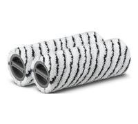 2.055-021.0 accesorio y suministro de vacío Aspiradora sin cables Juego de rodillos de microfibra, Cepillo Aspiradora sin cables, Juego de rodillos de microfibra, Negro, Blanco, Microfibra, Plástico,
