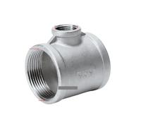 2"-1-1/2" BSP Female Thread Tee Stainless Steel Butt Joint Adapter Adapter Coupler Plumbing Fittings YZWRWRMKTB