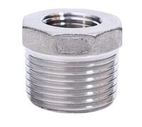 2-1/2" NPT Female To 2" NPT Male Core Repair Inner Outer Wire Variable Diameter Head Reducer