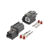 2/10/20/50 juegos de conectores eléctricos impermeables de 2 pines, macho y hembra, 6181-0070, 6189-0129 for bocina de faros antiniebla.(2p Female Male,50 SETS_2P)