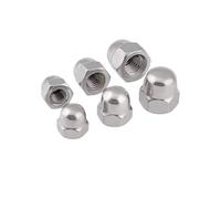 2/10/20 Piezas A2-304 Tuercas De Bellota Acero Inoxidable Tapa Abovedada for Muebles Uso Decorativo Automotriz M3 M4 M5 M6 M8 M10 M12(M6-10Pcs)
