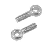 2-10 pernos de ojo roscados M6 M8 M10 M14, acero inoxidable 304(M6 x 30mm 2pcs)