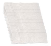 2 10 piezas de algodón resistente al fuego para mesa para fuego 30 x 10 x 1 cm con pinzas para encendido fiable con combustibles de gel (10 piezas)