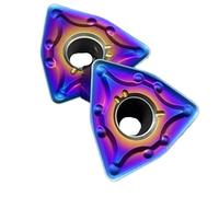 2/10 piezas WNMG080404 WNMG080408 WNMG080412 MA Nano Blue Cuchilla de carburo cementado Herramienta torneado externo metal duro(10PCS,WNMG080412 MA LY7010)