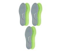2/10 plantillas ortopédicas unisex de espuma viscoelástica suave, transpirables, desodorizantes, accesorios para zapatos deportivos antisudor (gris (6 unidades), 41-42)