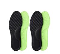 2/10 plantillas ortopédicas unisex de espuma viscoelástica suave, transpirables, desodorizantes, accesorios para zapatos deportivos antisudor (negro (4 unidades), 43-44)
