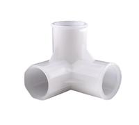2~10 Uds. Conector tridimensional 3D, tubería de agua for riego en T de jardín, junta de 4 vías, accesorios de tubo for estante, ID DIY de 12~25mm(Inner Dia 19mm,10PCS)