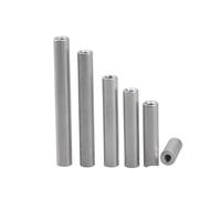 2-10 unids/lote espaciador de perno de aluminio redondo M2 M2.5 M3 M4 M5 M6 M8 M10 varillas de separación de aluminio(65mm,M3 10PCS)