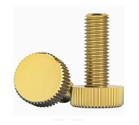 2-10 unids/lote tornillos moleteados de cabeza plana de latón M3 M4 M5 M6 * 4/5/6/8/10/12/16/20/25(M3X8 10PCS)