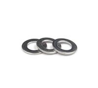 2-100 piezas de arandelas planas de junta lisa de acero inoxidable 304 M4 M5 M6 M8 M10 M12 M14 M16 M18 M20 M24(10pcs M16)