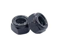 2-100 Uds M2/M2.5/M3/M4/M5/M6/M7/M8/M10/M12/M14/M16/M18/M20/M22/M24/M27 acero inoxidable/acero al carbono tuercas autoblocantes hexagonales de nailon, M7(40pcs)