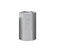 2-10PCS M2 .5 M3 M4 M8 304 Espaciador De Tuerca Acoplamiento Varilla Larga Hexagonal Acero Inoxidable(Length 12mm,M2 10PCS)