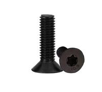 2-10PCS M6 M8 M10 8-50mm Negro 10.9 Grado Acero Al Carbono Seis Lóbulos Tornillo De Cabeza Plana Avellanada(35mm,M6 10pcs)