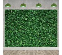 2.1x1.5m Telón de Fondo Hojas Verdes Naturaleza Verde Hierba Pared Fotografía Fondo Recién Nacido Baby Shower Boda Cumpleaños Fiesta Decoraciones Banner Photo Booth Props