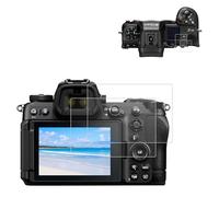[2+2 PACK] JJC Protectores de Pantalla de Vidrio Templado para Cámara Nikon Z50II, Z6III, Z6 III, Z 6III Mirrorless, Ultrafino HD de Alta Dureza, Inastillable, Antiburbujas