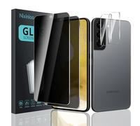 [2+2 Piezas] Protector de Pantalla Privacidad para Samsung Galaxy S22,Intimidad Protector de Pantalla y Protector de Lente de cámara [Anti Voyeur] Vidrio Templado [9H Dureza] Film Cristal Templado