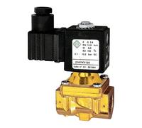 2/2-Wege-MV, MS, NC, vorgesteuert, 24V DC, 8W, Mediumstemp. -10 °C hasta 140 °C, FKM, G 3/8, PN 0,1 - 10 bar.