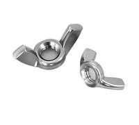 2-20 Piezas Tuercas De Mariposa Tuerca M3 M4 M5 M6 M8 M10 M12 304 Sujetadores Apriete Manual Acero Inoxidable(M3 (20Pcs))