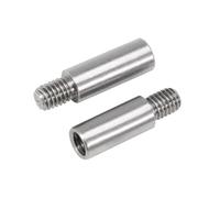 2-20pcs M2/M2.5/M3/M4/M5/M6 Espaciadores redondos macho-hembra en acero inoxidable, M5x30+8mm