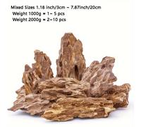 2.2LB/4.4LB para Acuario, Diseño de Paisaje con Piedras de Naturales, Refugio para Peces y Camarones, Piedra para Acuario, Piedras de