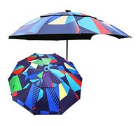 Φ2.2m Full Shading Rainproof and Sunproof 360°Adjustable Beach Parasol, Garden, Balcony, Courtyard, with Storage Bag, Necessary for Fishing
