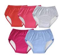 2/3/4/5 Piezas Adult Cloth Diaper Washable Reusable Cotton Elderly Incontinence Underwear Pants Sujeta Pañal Impermeable Pañal Grande Para Adultos Interior Para Incontinencia D,XL(55-65kg)