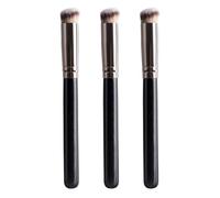 2/3/4 brochas correctoras de nariz planas en ángulo para ocultar mezcla, ajuste de pulido con polvo líquido cosmético Pro pequeño maquillaje base Bros pinceles de maquillaje y (B, talla única)