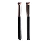 2/3/4 brochas correctoras en ángulo para la nariz plana para ocultar el ajuste de mezcla, pulir con polvo líquido cosmético Pro pequeño maquillaje base Bros pinceles de maquillaje y (A, talla única)