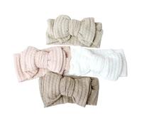 2/3/4 Uds. Diadema cálida tejida for invierno, diademas con lazo torcido, turbante ancho, diadema doble Para Mujer(4pcs)