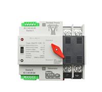 2/3/4P 100A 110V/220V Mini ATS Interruptor de Transferencia Automática interruptor Selector eléctrico alimentación doble PV Solar carril DIN(2P,110V)