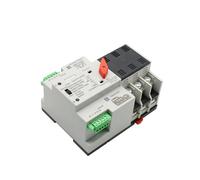 2/3/4P 100A 110V/220V Mini ATS Interruptor de Transferencia Automática interruptor Selector eléctrico alimentación doble PV Solar carril DIN(3P,220V)
