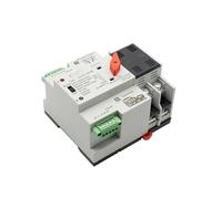 2/3/4P 100A 110V/220V Mini ATS Interruptor Selector de Transferencia Automática interruptor alimentación doble PV Solar carril DIN(2P,220V)