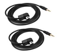 2ピース 3.5mm Miniconector Estereo del Coche Aplicable A / Ai-NET 4FT 100cm Cable