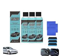 2/3 Pcs Plastic Clarify,Plastic Clarify For Cars,Waterless Spray Wax,Car Interior Plastic Cleaner & Conditioner (3 PCS)