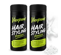 2×30G Polvos Para el Pelo, Polvo de Peinado para Hombres, Ligero, Duradero