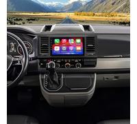 2+32G Android 13 Radio Coche para VW T6 Transporter Multivan (2016-2022) 9 Pulgadas Radio Coche con Inalámbrico CarPlay y Android Auto GPS Navi Bluetooth WiFi/SWC/FM/RDS/Mirror Link AHD y micrófono